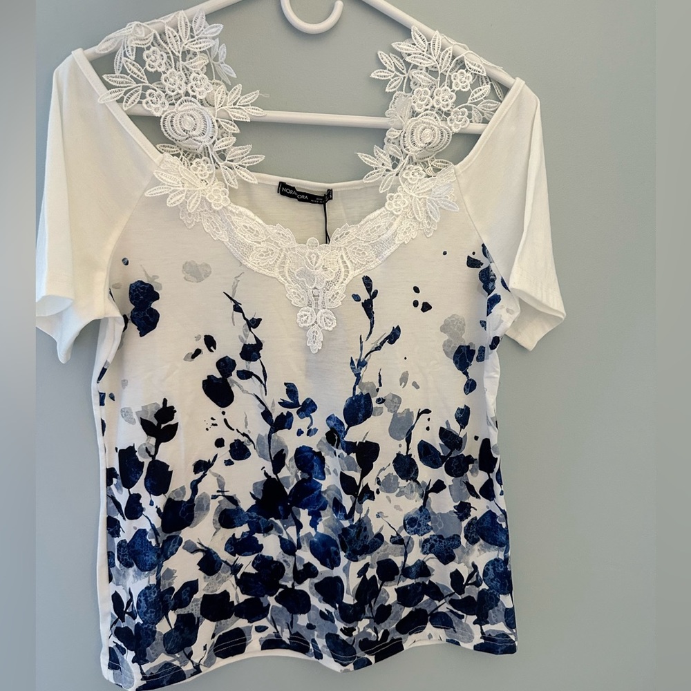 Off The Shoulder, Floral Top